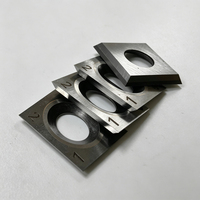 Plaquettes de coupe TCT indexables remplaçables Telos 14x14x2.0mm, haute dureté, pour lames de raboteuse spirale pour têtes de coupe spirale