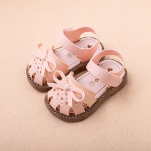 <span class=keywords><strong>Sandales</strong></span> d'été pour filles, mignonnes, avec nœud, respirantes, antidérapantes, chaussures pour enfants, semelles souples confortables, <span class=keywords><strong>sandales</strong></span> de plage pour enfants - Product Image 2