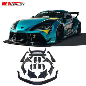 Kit de carrosserie A90 Widebody, adapté pour <span class=keywords><strong>Toyota</strong></span> <span class=keywords><strong>Supra</strong></span> A90 2019-2020 modifié avec kit de carrosserie Rocket Bunny Widebody. - Product Image 1