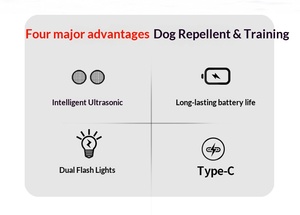 <span class=keywords><strong>Répulsif</strong></span> pour chiens à double cœur, ultrasonique, lampe torche, étanche, rechargeable, batterie longue durée, <span class=keywords><strong>anti</strong></span>-aboiement, <span class=keywords><strong>anti</strong></span>-morsure, contrôleur d'animaux - Product Image 4