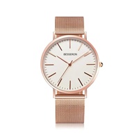 Relojes de Pulsera de Acero Inoxidable para Hombre, Minimalistas y de Lujo, con Correa de Plástico y Cuero, Movimiento de Cuarzo, Resistentes al Agua, Delgados y Duraderos, al por Mayor