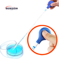Outil de laboratoire 1ml 3ml 5ml 10ml 15ml 20ml Pipette à bille d'aspiration en silicone Ampoule compte-gouttes en caoutchouc