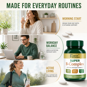 Tabletas de Complejo Vitamínico B Shecome Premium para Apoyo Inmunológico y Energético Celular para Adultos, Suplemento Herbal de Complejo Vitamínico B - Product Image 5