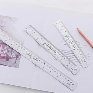 HUA Regla de aluminio recta de 15cm con herramienta de metal de mesa de conversión - Product Image 5