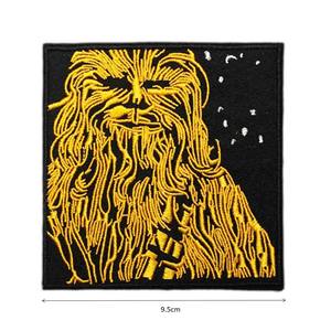Écusson brodé <span class=keywords><strong>Star</strong></span> <span class=keywords><strong>Wars</strong></span> <span class=keywords><strong>Chewbacca</strong></span> à thermocoller/coudre pour vestes, sacs à dos, décoration DIY - Product Image 4