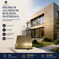 2026 Inno OEM Panneaux de façade technique en aluminium perforé à double courbure pour revêtement mural de bureau et de bâtiment