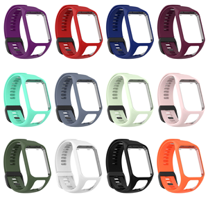 Correa de Silicona Integrada OEM Tipo Solo Loop, Transpirable, de Repuesto, Compatible con TomTom Runner 2, 3 y Spark Series - Product Image 1