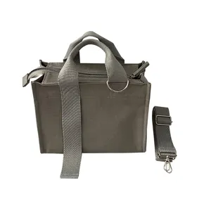 2023 Hot Sale Fashion Eco-Friendly Cotton Canvas Bag Reusable Stylish Tote Bags Promotional Handbags