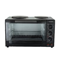 Four électrique économe en énergie de classe d'acier inoxydable de grande capacité de la vente chaude 25L pour le mini four-grille-pain commercial pour la pizza