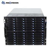 Hochdichtes Rack-Mount 8U 72-Bay Top-Loaded Speicher-Server-Gehäuse