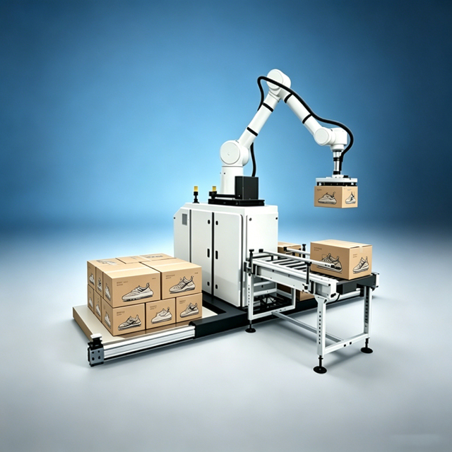 Smart Palletizing Robot with Data Collection and OPC UA Communication for Integration Into Industry 4.0 Smart Factory Systems