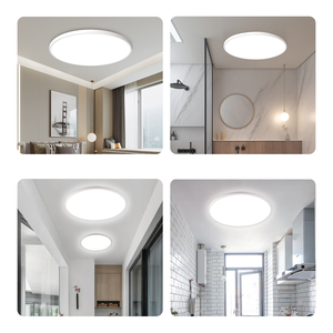Enerji tasarrufu kapalı tavan ışık paneli Downlight 3 renk değiştirilebilir AC220V 20W 36W 48W ev süslemeleri için Led tavan ışık - Product Image 5
