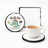 Sous-verre vierge pour sublimation, pour la décoration de table à la maison, dans la cuisine, au café, au restaurant et comme cadeau promotionnel