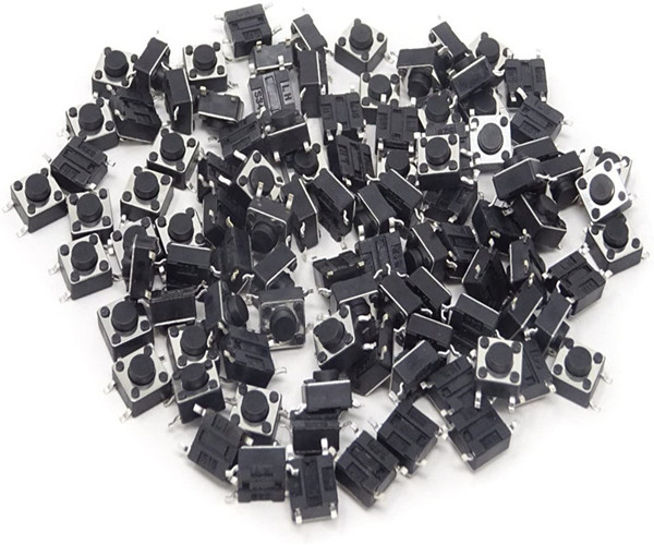 SYHY 1000 шт. 6x6x4,3 мм 4 Pin Micro SMD SMT мгновенные тактовые кнопочные Переключатели кнопочные переключатели