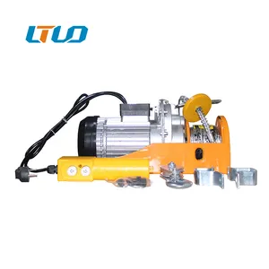 PA loại 200 400 600 800 1000 1200 mini xách tay điện Wire Rope hoist 1 tấn