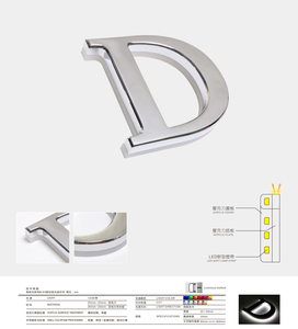 เพิ่มเกรดของร้านค้ากลางแจ้งแอลอีดีกลางแจ้งธุรกิจกลางแจ้งโลหะส่องสว่างยก3D <span class=keywords><strong>ราง</strong></span>ป้ายตัวอักษรสำหรับตัวอักษรโฟม - Product Image 2