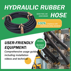 Tuyau en caoutchouc tressé noir Flexible haute température haute pression pour vapeur eau huile livraison d'air coupe personnalisée disponible - Product Image 4