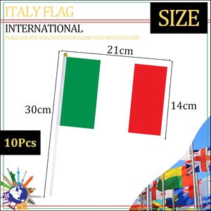 Drapeau miniature de campagne électorale 21*14 cm avec bâton de 30 cm, polyester imprimé HD pour événements de rallye - Product Image 3