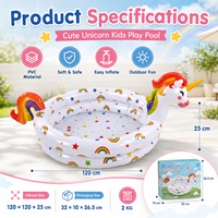 Piscine gonflable épaissie, piscine de jeu pour enfants et bébés à usage domestique