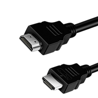 Kabel HDMI 2.0 4K@60Hz Male to Male 19+1 Pin Berpelindung Ganda Berlapis Emas untuk Set-top Box TV Monitor Proyektor HDTV PS5 Xbox