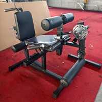 Machine à flexions et extensions des jambes, équipement de musculation polyvalent pour la maison avec rangement pour plaques, pour le renforcement des quadriceps et des ischio-jambiers