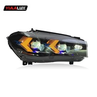 Phares de voiture pour BMW X5, lentille de projecteur de phare F15, signal X6 F16, phares LED DRL, accessoires automobiles