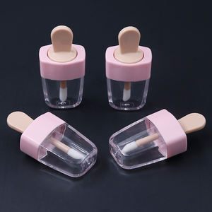 Tube de Gloss Vide de Haute Qualité en Forme de Bâtonnet Glacé, Tubes de Brillant à Lèvres Transparents en Forme de Crème Glacée à Personnaliser - Product Image 2