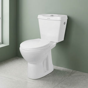 WC en céramique de luxe doré, de haute qualité, à siphon, deux pièces, pour salle de bain, fabriqué en Inde - Product Image 4