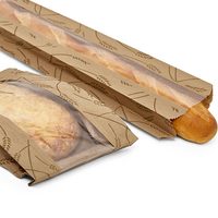 Kaiheng Sac en papier kraft brun de qualité alimentaire avec fenêtre Vente en gros Emballage en papier kraft pour la promotion des croustilles