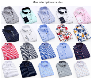 <span class=keywords><strong>Camicia</strong></span> da <span class=keywords><strong>Uomo</strong></span> <span class=keywords><strong>Slim</strong></span> <span class=keywords><strong>Fit</strong></span> <span class=keywords><strong>a</strong></span> Maniche Lunghe Stampata <span class=keywords><strong>a</strong></span> Quadri Casual Stampa Floreale Versatile per la Primavera Nuova Stagione Chemise Homme - Product Image 2