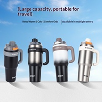 Seau à glace isotherme géant en acier inoxydable, tasse thermos, rétention chaud/froid 12-24h, tasse de voyage pour voiture, pour la vente en gros et au détail aux États-Unis