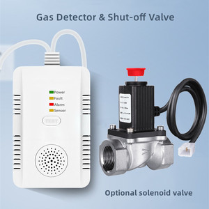 LDA Cocina Combustible Propano Fugas Detección automática y alarma de apagado Detectores de fugas de gas LPG domésticos para el hogar - Product Image 5