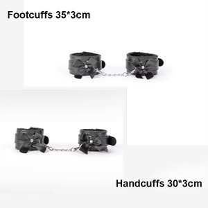 Meilleure Vente Kit de Bondage SM Coloré en Cuir PU, Fouets de Fessée, Jeu de Rôle Coquin, Fétiche Esclave, Chaîne de Chien, Menottes, Anal - Product Image 4