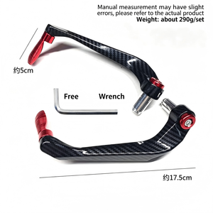 Oferta Especial: Protectores de Mano para Motocicleta, Color Fibra de Carbono, Protector de Palanca Universal, Protectores de Freno y Embrague para Manillar de 22 mm, para Carreras - Product Image 5