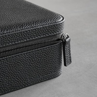Boîte de rangement de luxe pour 8 montres pour hommes, en cuir, idéale pour les voyages et la famille