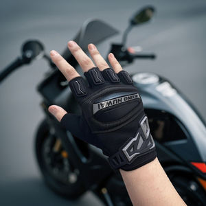 Guantes de Motocicleta Unisex para Todo Clima, Medios Dedos, Protección de Verano, Antideslizantes, Agarre Firme - Product Image 4