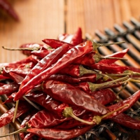 Piment rouge indien sec, légèrement épicé, de qualité supérieure, 100% naturel, emballé en boîte, en vrac, pour l'exportation