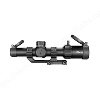 Lunette de visée CVLIFE EagleTalon 1-6x24 LPVO avec tube de 30 mm, deuxième plan focal et monture cantilever, réticule inclus
