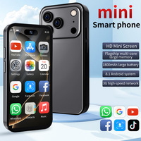 Teléfono Inteligente I17 Pro Max Mini Desbloqueado, Pantalla HD de 3.75 Pulgadas, Sistema Android, Doble SIM, Cuatro Núcleos, WIFI, Teléfono Celular Económico