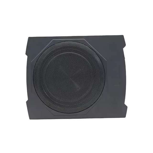 Dual Car Speakers 10 Inches Woofer Subwoofer 120 Watt Super Slim Active Underseat Subwoofer Enclosure