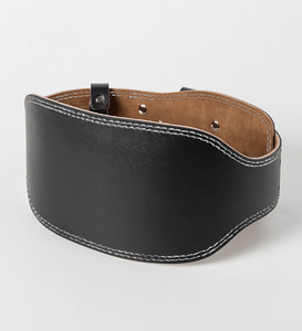 Ceinture de musculation personnalisable en cuir véritable haute résistance avec soutien lombaire rembourré - Product Image 2