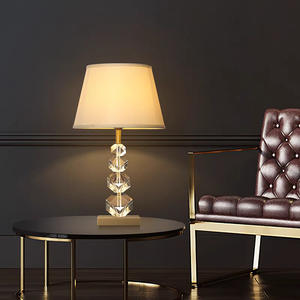 Lampe de table en cristal moderne minimaliste américaine de luxe pour chambre à coucher salon tendance nordique créative avec une touche Instagram Girl - Product Image 5
