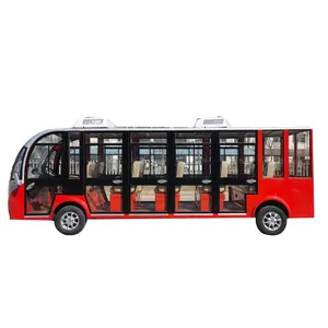 2023 heißer Verkauf 17-Sitzer elektrischer Sightseeing-Bus & Auto für Flughafen/Hotel/Touristen ort