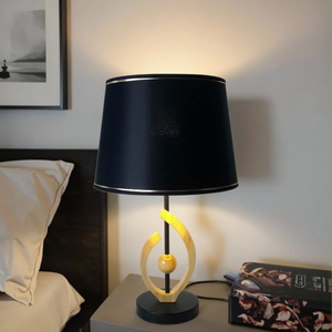 Cổ Điển Bằng Gỗ Đèn Bàn LED Ánh Sáng Nghệ Thuật Hiện Đại Trang Trí Phòng Ngủ Phòng Khách Chuyển Đổi Điện E27 Có Sẵn Trắng Màu Đen Màu Hồng - Product Image 4