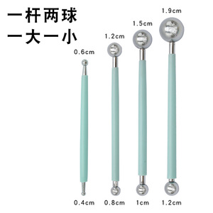 ชุดเครื่องมือปั๊มลายฟองดองท์สแตนเลส 4 ชิ้น สำหรับตกแต่งเค้ก ยี่ห้อเชฟซีซั่นโชว์ - Product Image 4