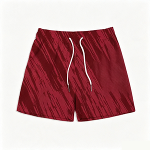 Pantaloncini Personalizzati Alabama con Doppio Logo, Stile Retrò Universitario, con Grafica della Squadra e Coulisse in Rete per Uomo - Product Image 2