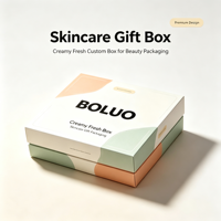 Boîte cadeau personnalisée pour soins de la peau, emballage luxueux en papier pour produits de soin