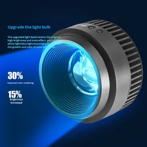 Jebao GRL Smart Marine Coral Light Deep Sea Full Spectrum WiFi Control Simulated <strong>Sunlight</strong> Fish Tank Landscaping <strong>Aquarium</strong> Light - Product Image 2