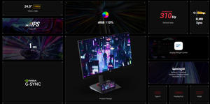 จอเกมมิ่ง A.S.U.S ROG Strix XG259CMS USB Type-C ขนาด 24.5 นิ้ว ความละเอียด 1920*1080 310Hz (มากกว่า 144Hz) 1ms (GTG) Fast IPS - Product Image 3