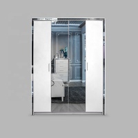 Ensemble de chambre à coucher moderne pour maison, modèle 20jeaa001, avec lit king-size et miroir intégré